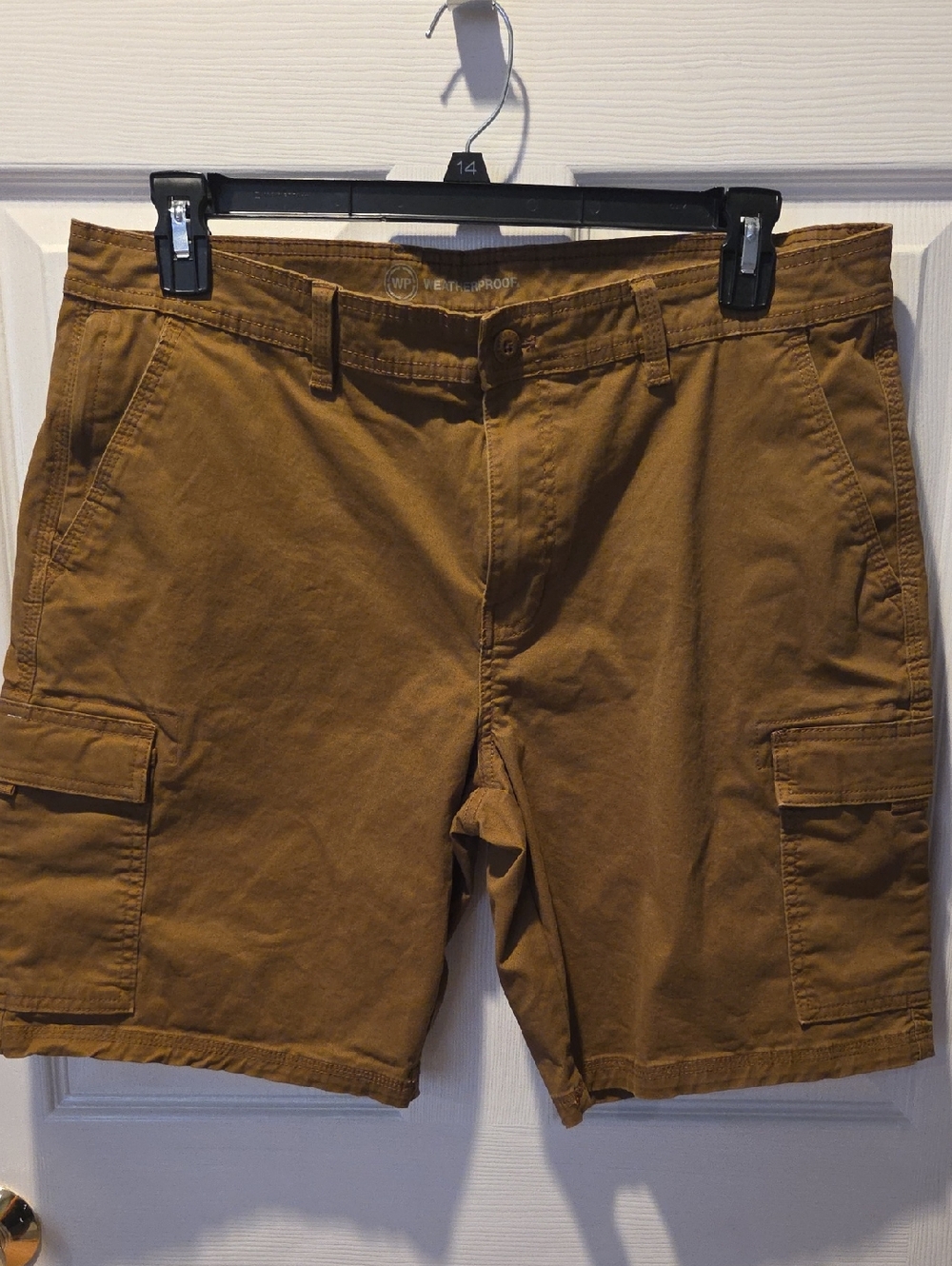 Weatherproof Men’s Cargo Shorts — Brown